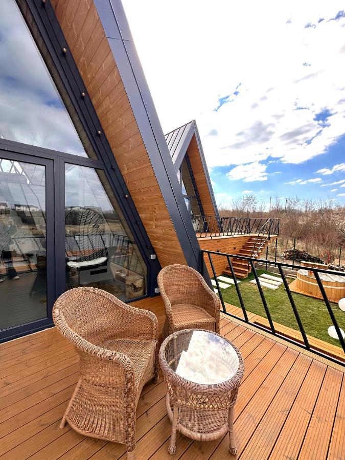 A-By The Lake - Private A Frame Villas Caciulati エクステリア 写真
